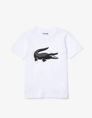 T-shirt enfant Tennis Lacoste SPORT crocodile oversize