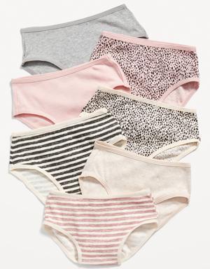 7-Pack Bikini Underwear for Toddler Girls multi