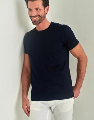 Erkek Regular Fit Basic T-Shirt LACİ