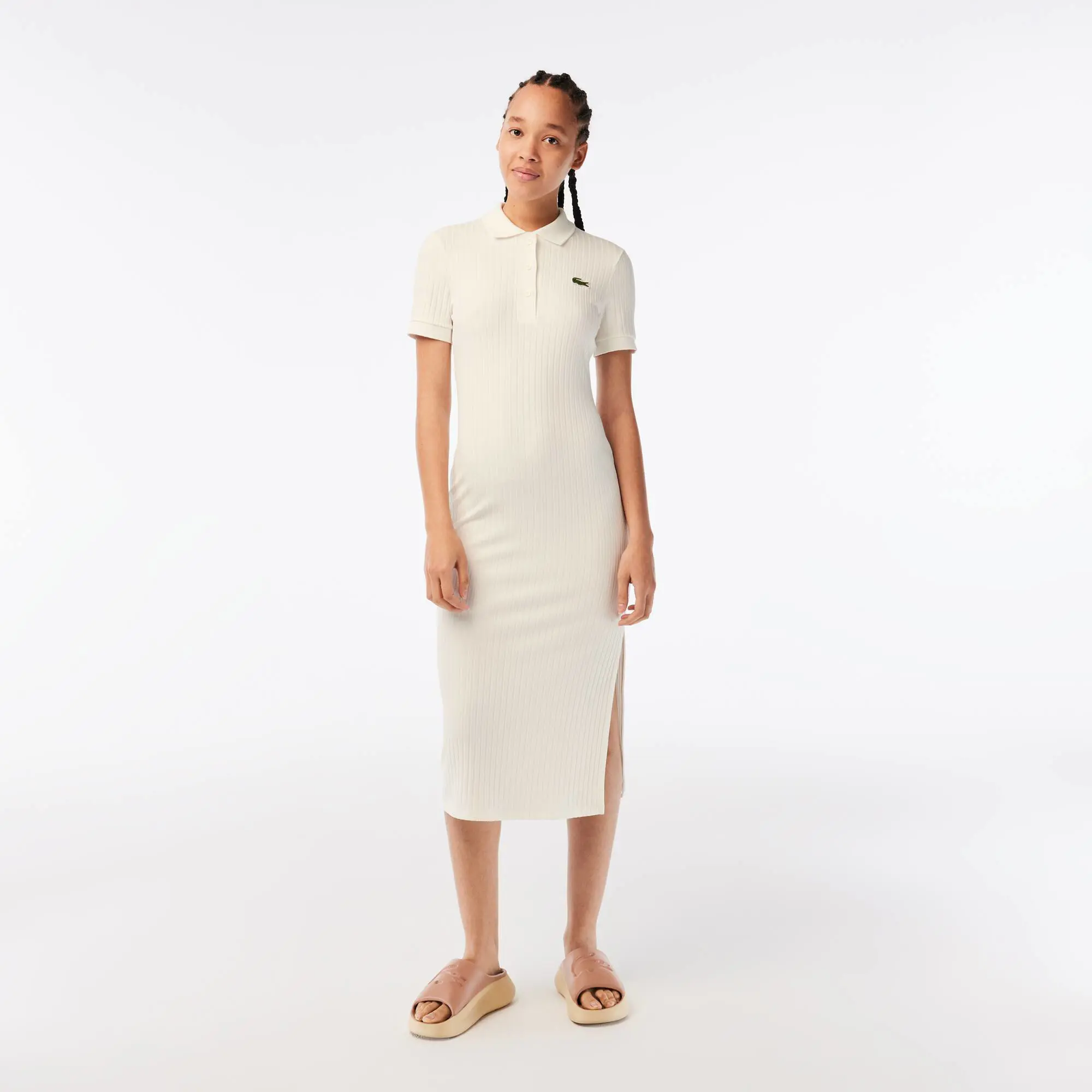 Lacoste Women’s Lacoste Polo-Style Midi Dress. 1