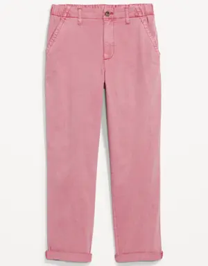 High-Waisted OGC Chino Pants for Women pink