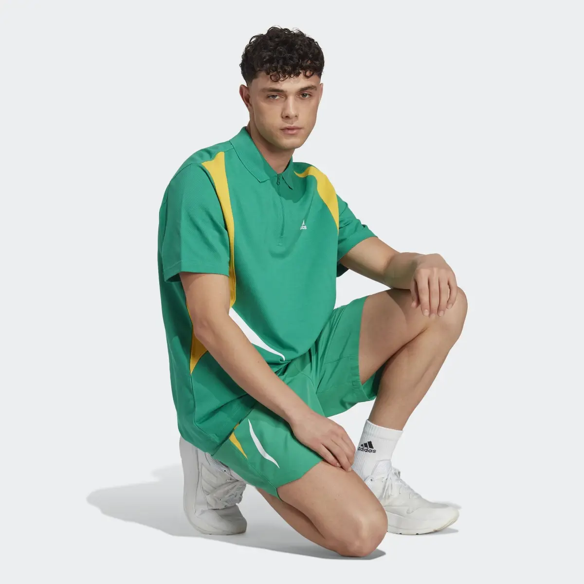 Adidas Colourblock Woven Shorts. 3