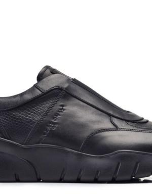Siyah Sneaker Erkek Ayakkabı -12553-