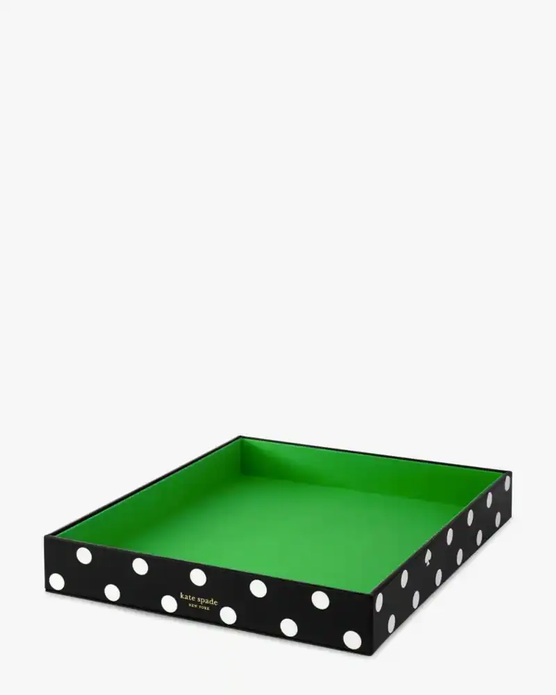 Kate Spade Picture Dot Desk Tray. 2