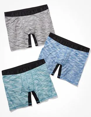 American Eagle O 6" Horizontal Fly Flex Boxer Brief 3-Pack. 1