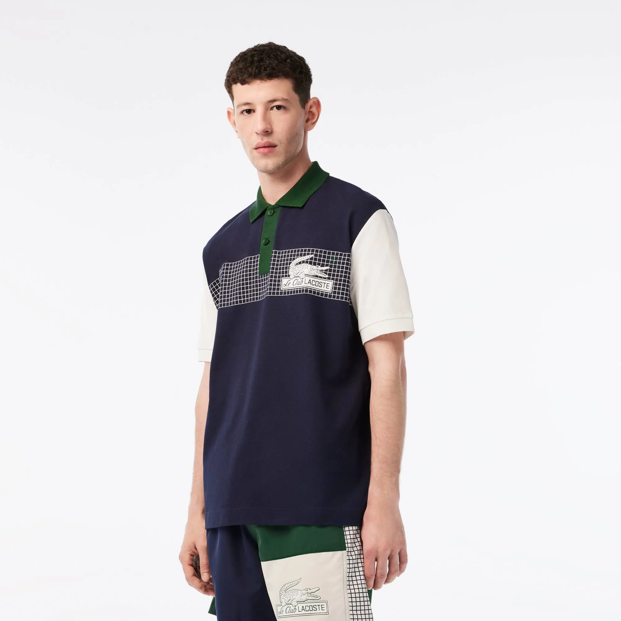 Lacoste Men’s Lacoste Loose Fit Organic Cotton Polo Shirt. 1