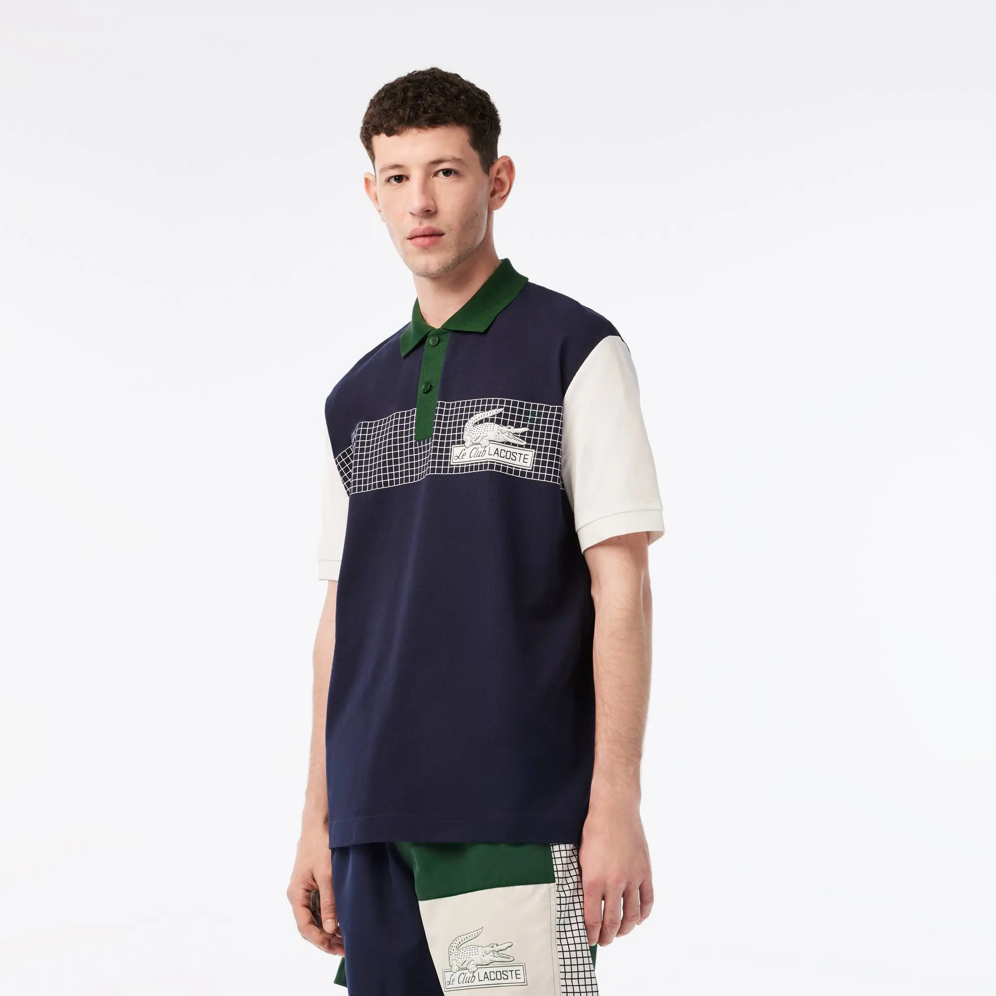 Lacoste Polo de algodão orgânico loose fit Lacoste para homem. 1