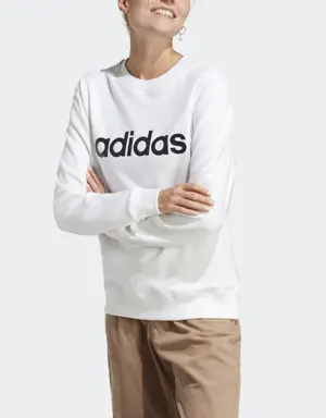 Adidas Sweatshirt em Moletão Linear Essentials