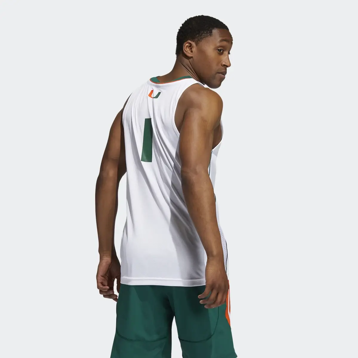 Adidas Hurricanes NCAA Swingman Jersey. 3