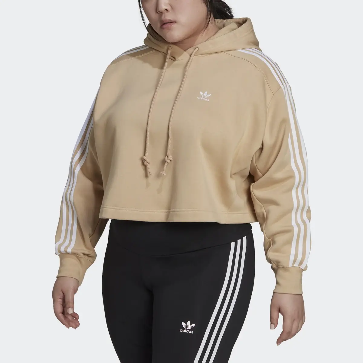 Adidas Camisola com Capuz Adicolor Classics (Plus Size). 1