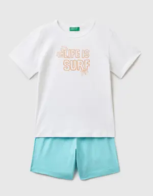 t-shirt and shorts set