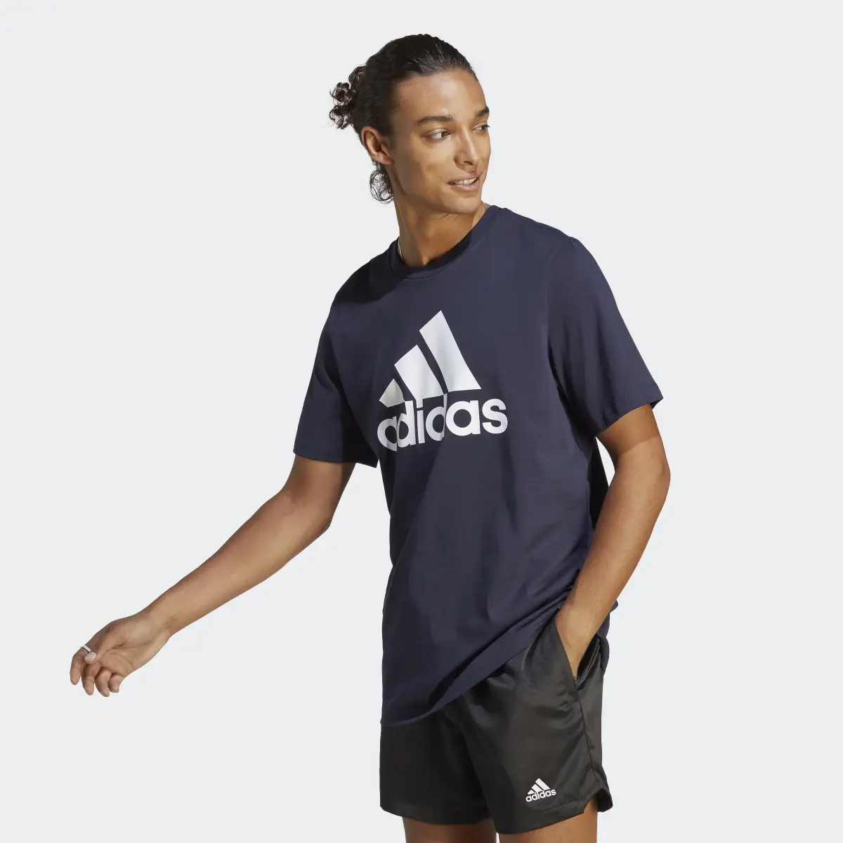 Adidas T-shirt Essentials Single Jersey Big Logo. 2
