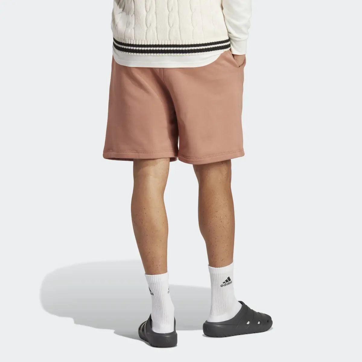 Adidas Lounge Fleece Shorts. 2