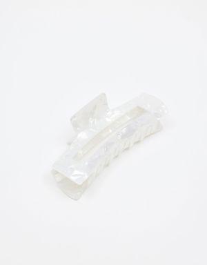 Super Sized Rectangle Claw Hair Clip