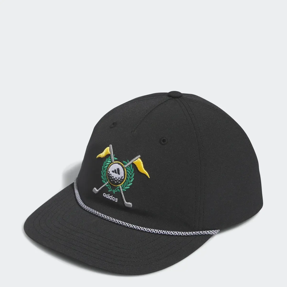 Adidas Retro Five-Panel Golf Hat. 1