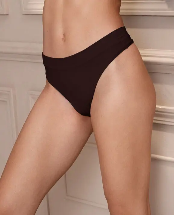 La Senza Ultrasoft Modal High Leg Thong Panty. 1