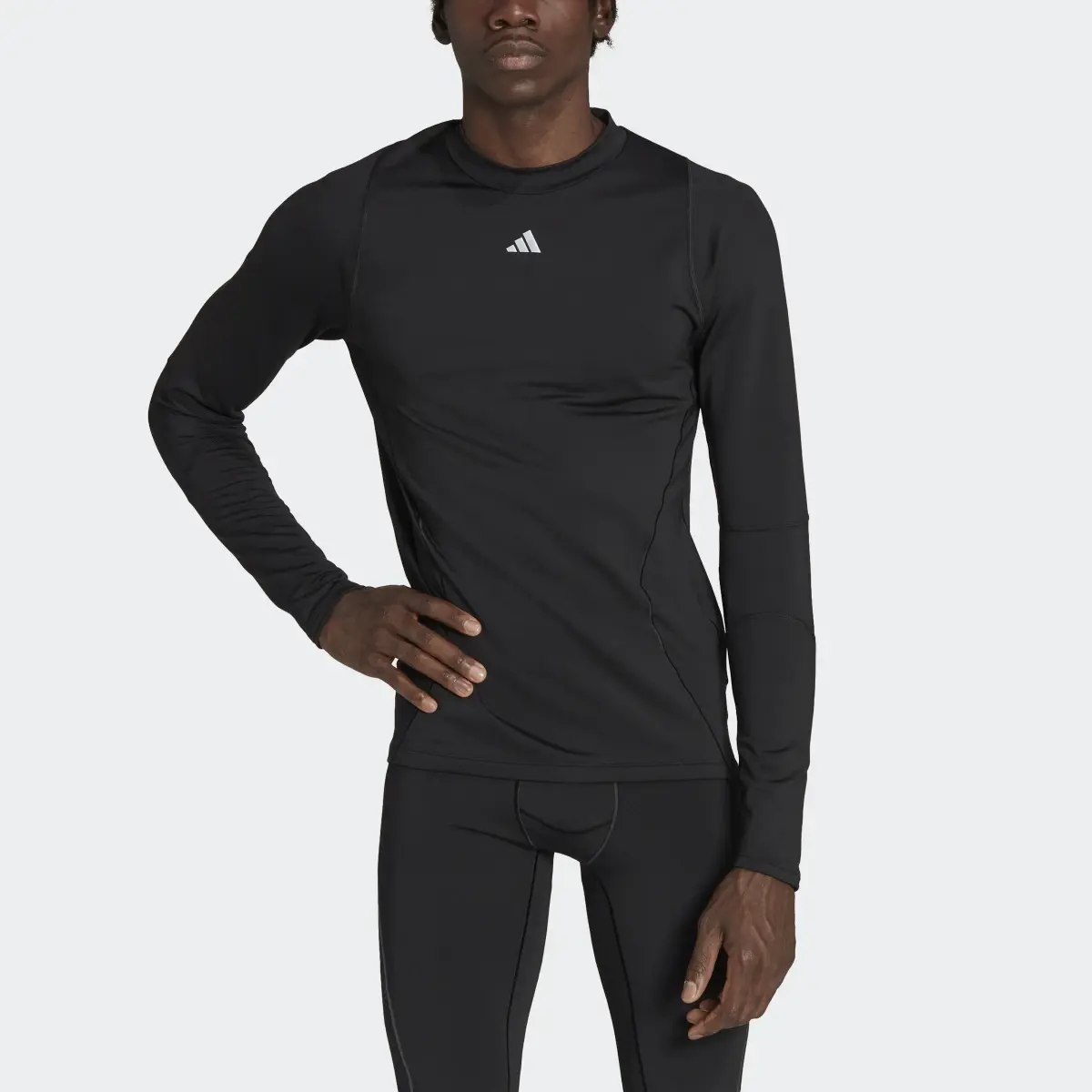 Adidas Techfit COLD.RDY Training Long Sleeve Tee. 1