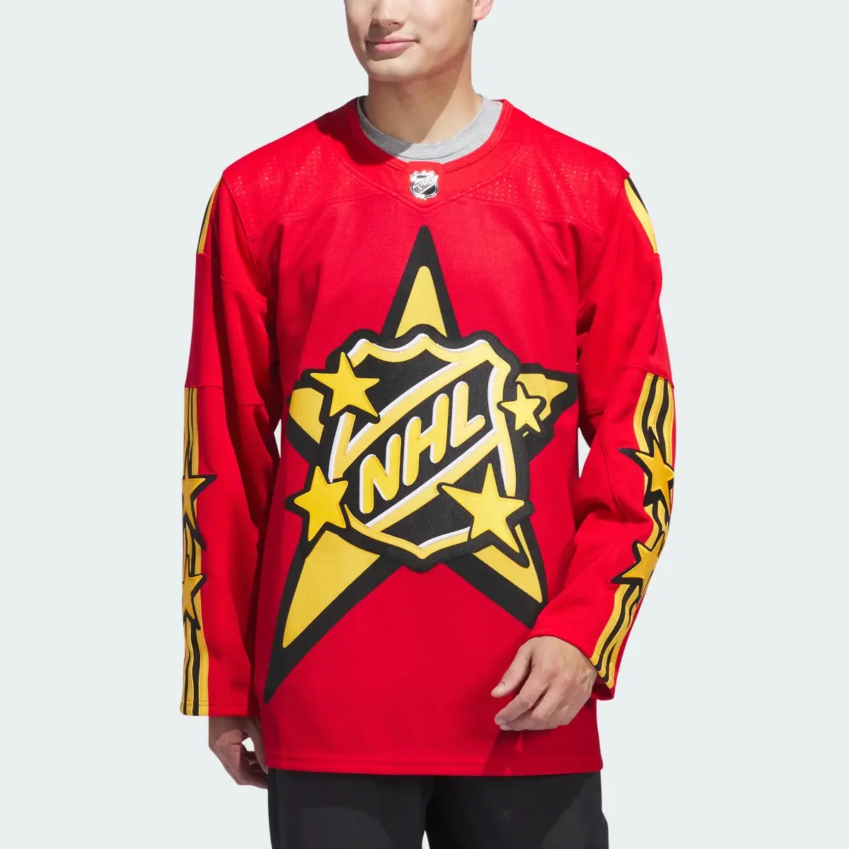 Adidas 2024 NHL All-Star adidas x drew house Red jersey. 1