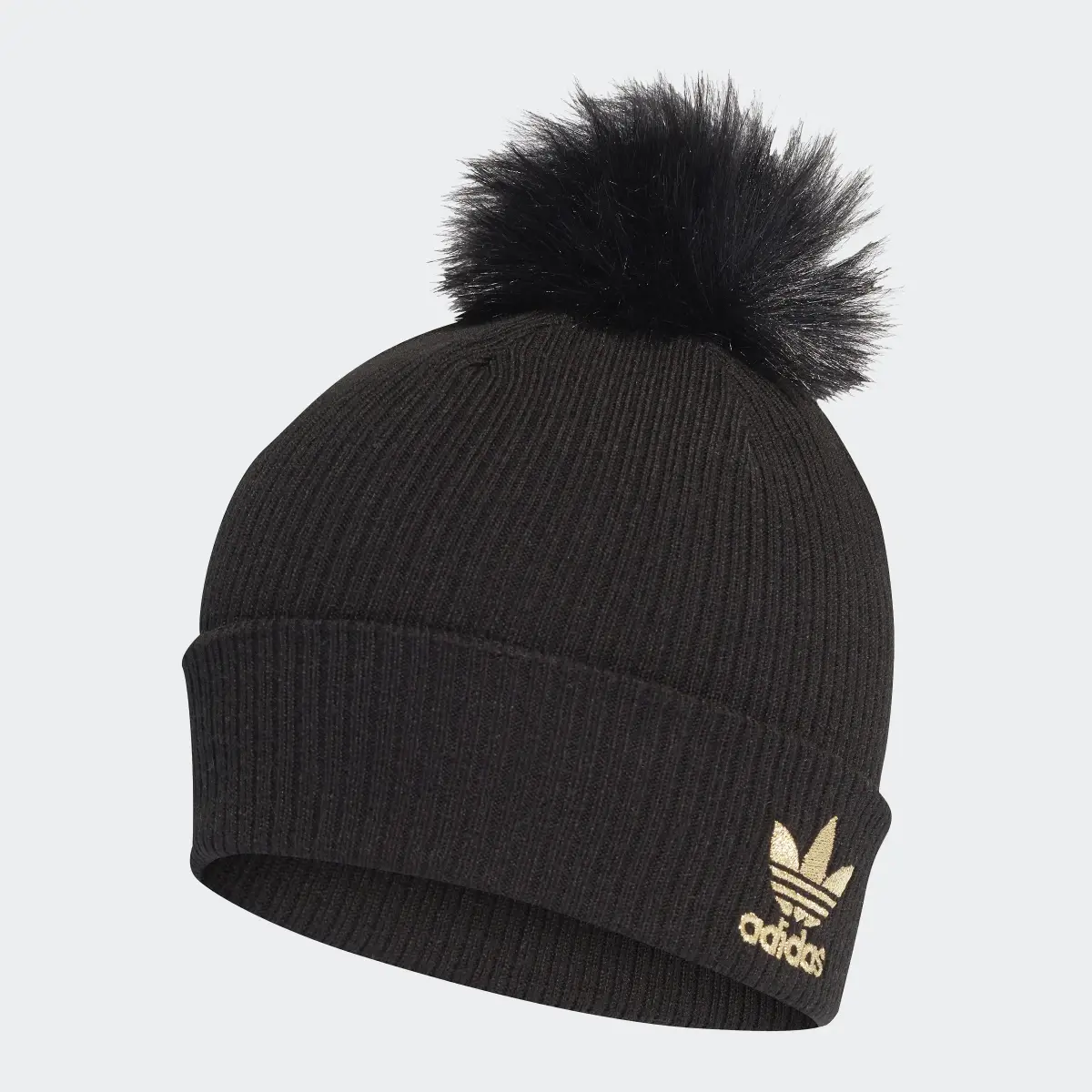 Adidas Bonnet Faux Fur Pompom. 2