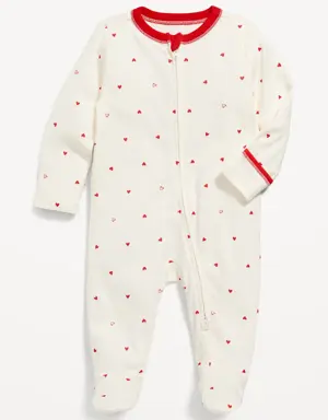Old Navy Unisex Printed 2-Way-Zip Sleep & Play Footed One-Piece for Baby multi