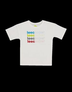 Bert Erkek Çocuk Bisiklet Yaka T-Shirt Beyaz