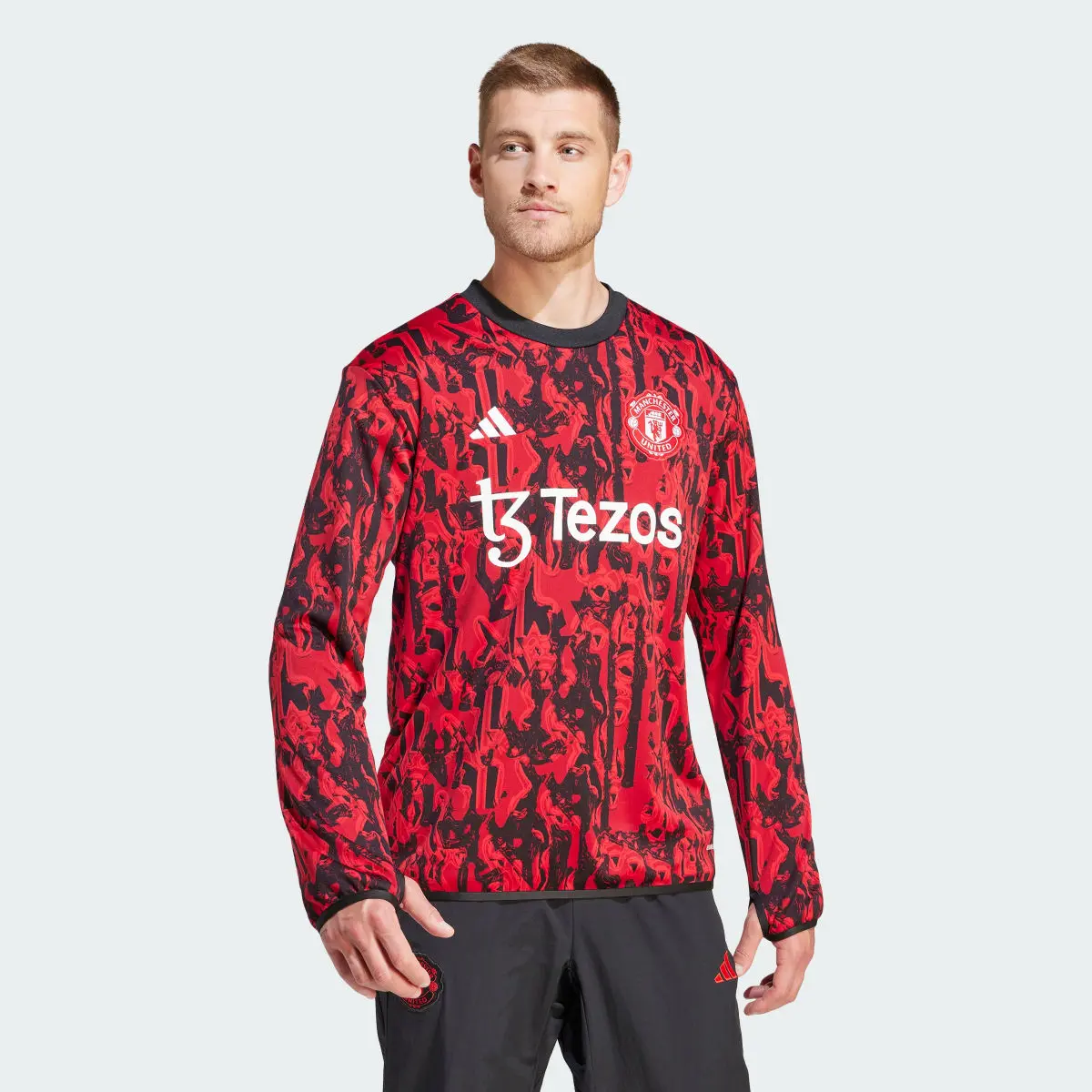 Adidas Manchester United Pre-Match Warm Top. 2