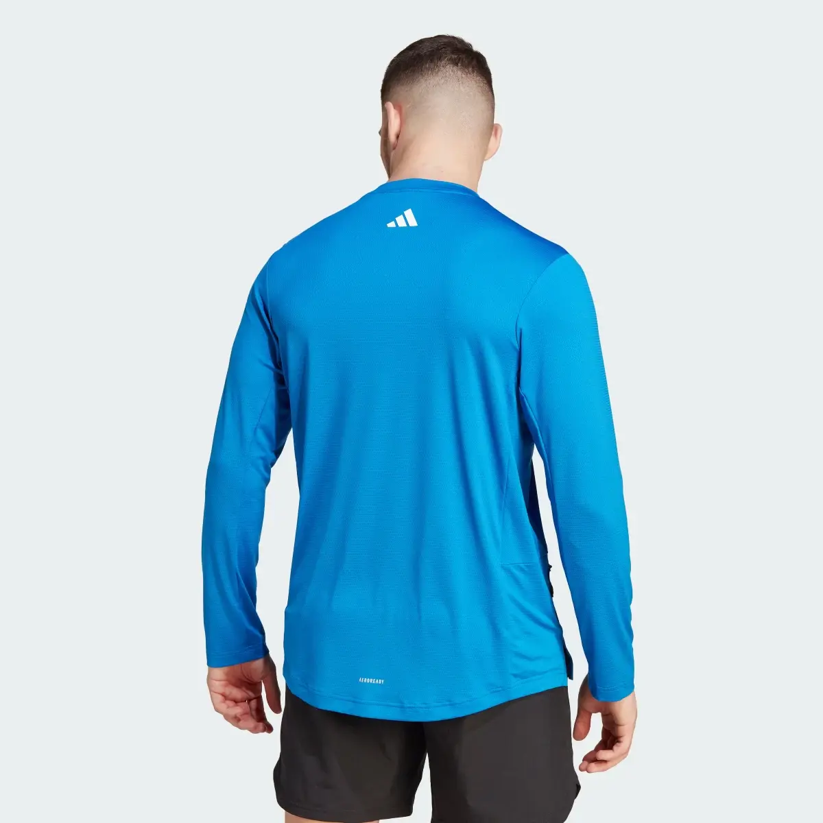 Adidas Train Icons Small Logo Long Sleeve Training Tee. 3