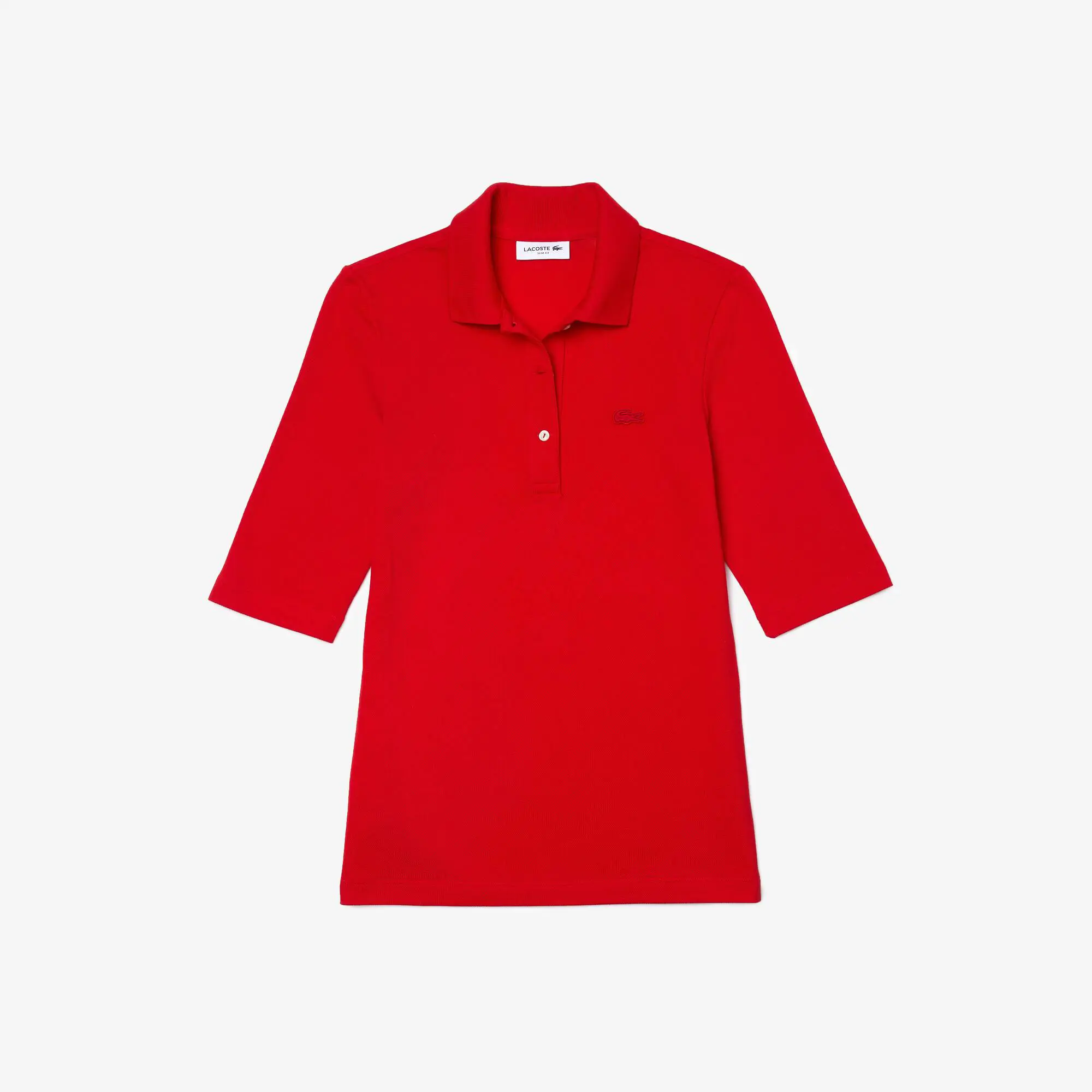 Lacoste Women's Lacoste Slim Fit Supple Cotton Polo Shirt. 2