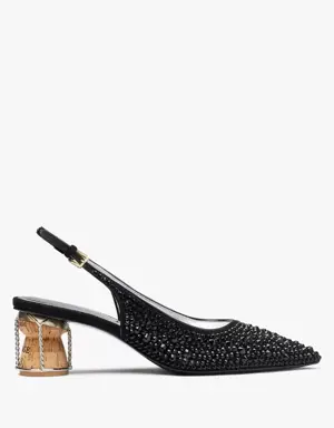 Soiree Crystal Slingback Pumps