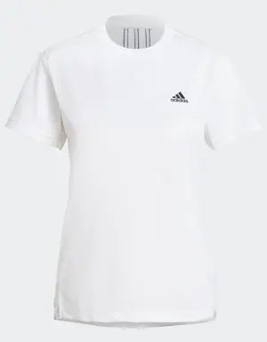 Adidas Playera AEROREADY Designed To Move Sport 3 Franjas