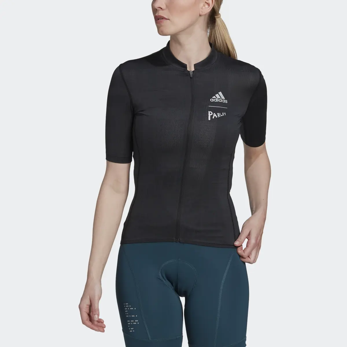 Adidas The Parley Short Sleeve Cycling Jersey. 1