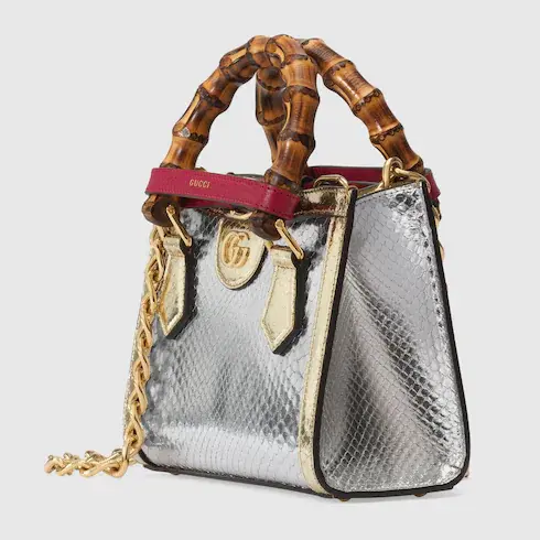 Gucci Nojum Diana mini python bag. 2