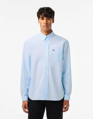Lacoste Camicia Oxford di cotone regular fit