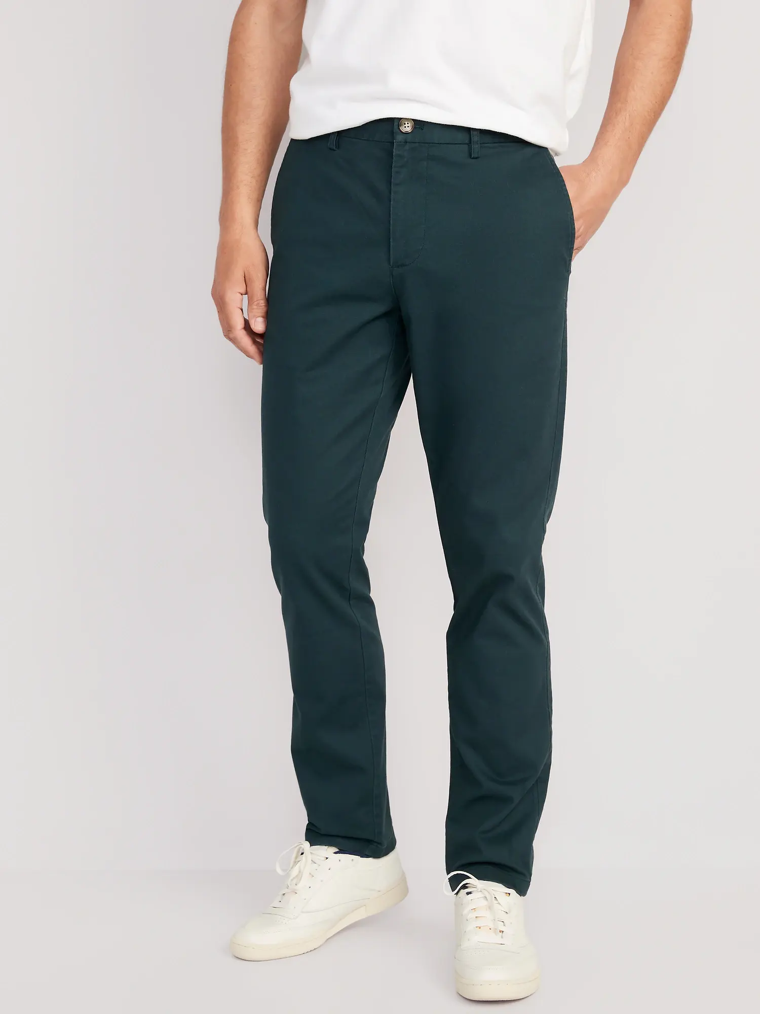 Old Navy Slim Built-In Flex Rotation Chino Pants green. 1