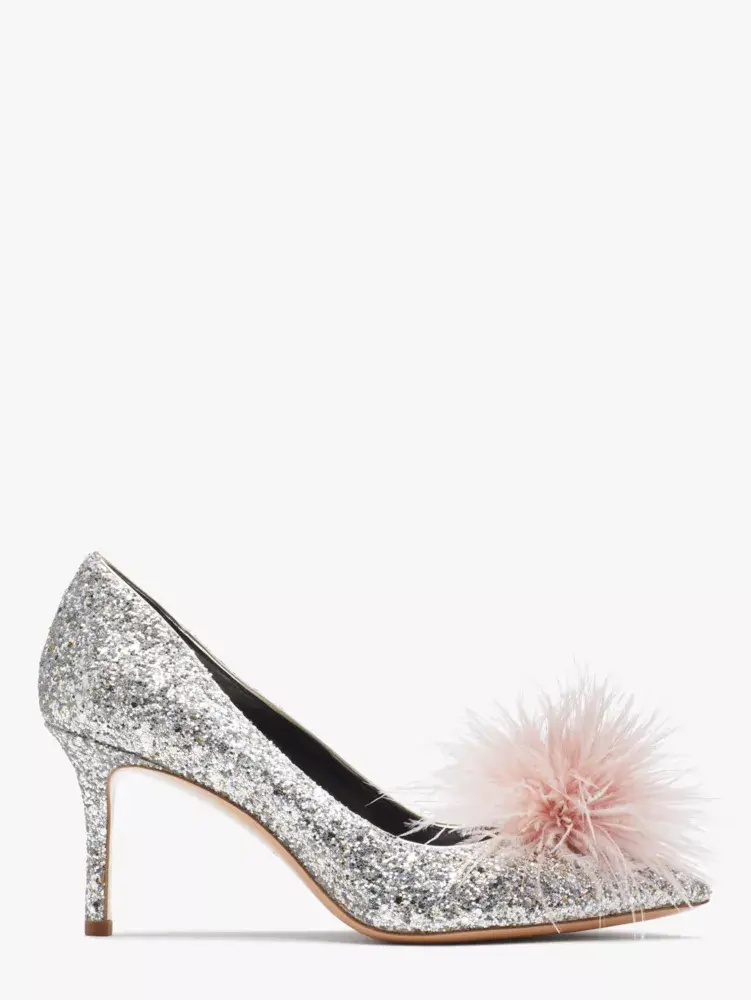 Kate Spade Marabou Pumps. 1