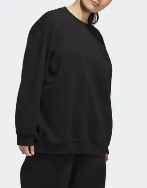All-Season Fleece Oversized Sweatshirt