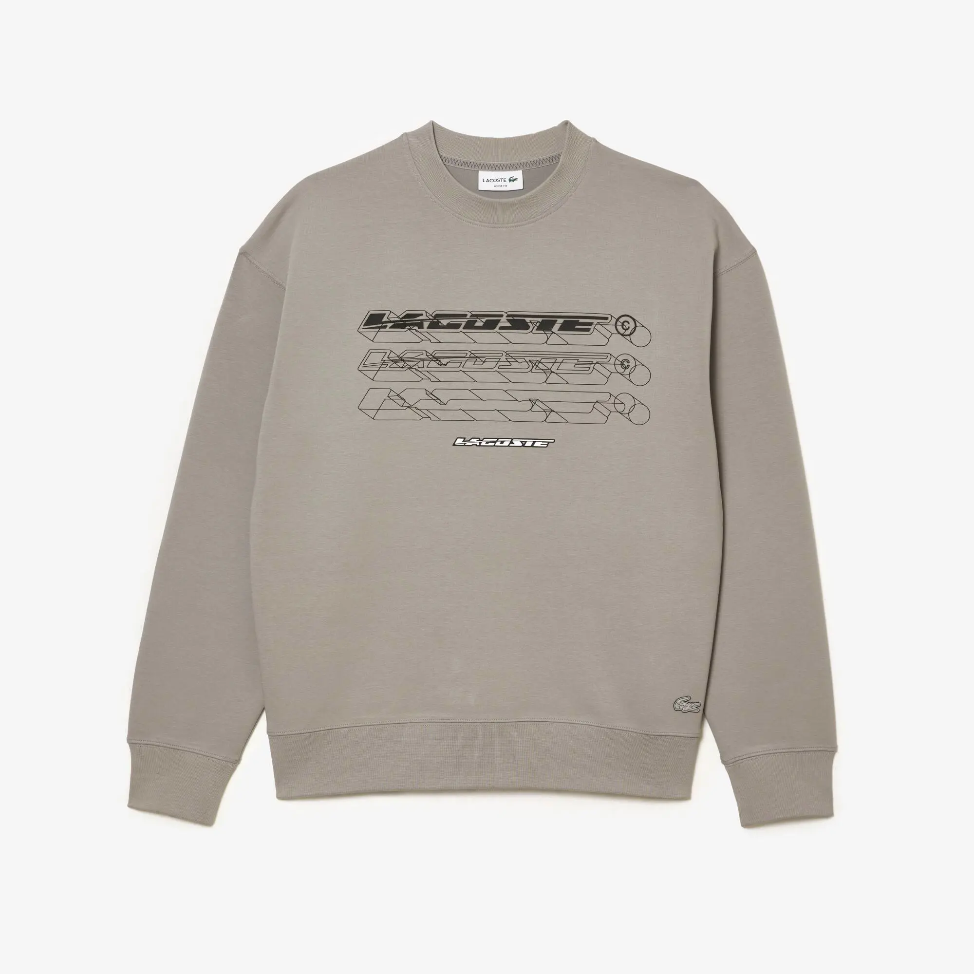 Lacoste Men’s Lacoste Loose Fit Branded Sweatshirt. 2