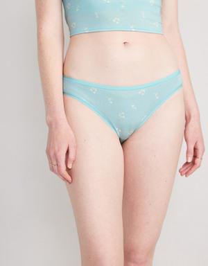 Old Navy Mid-Rise Bikini Underwear for Women multi