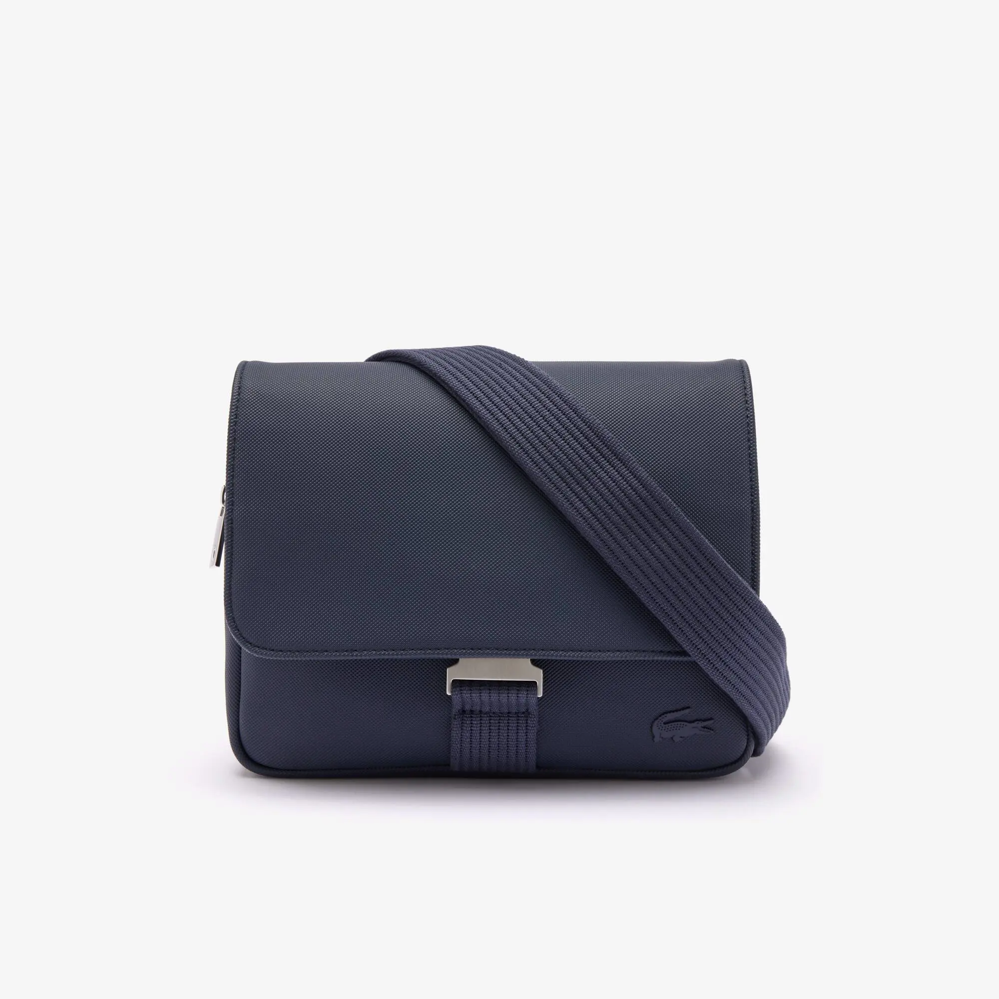 Lacoste Mala com fecho de aba com bolso para iPad clássica para homem. 1