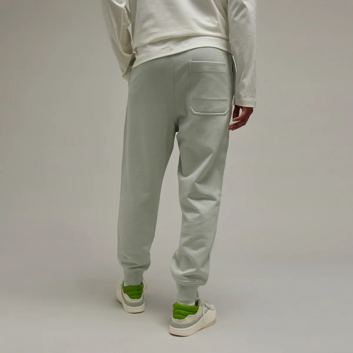 Adidas Pantalon à revers en molleton de coton bio Y-3. 3