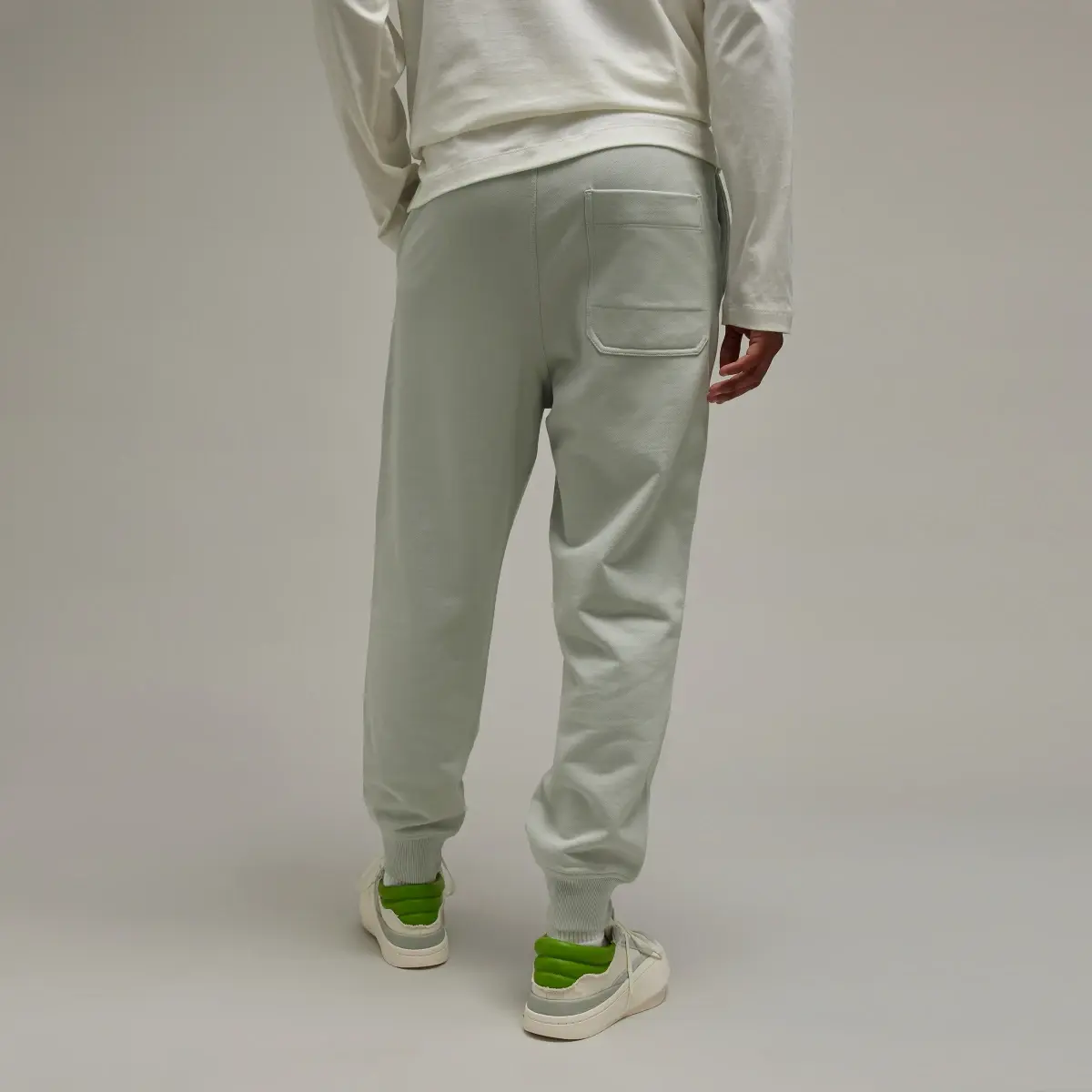 Adidas Y-3 Organic Cotton Terry Cuffed Joggers. 3