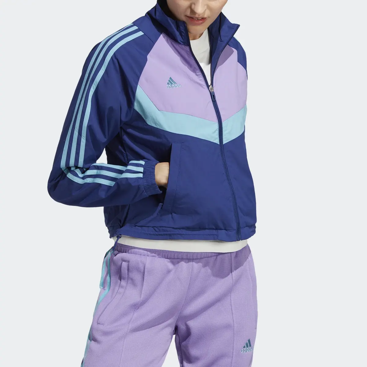 Adidas Chamarra Tiro Tejida. 1