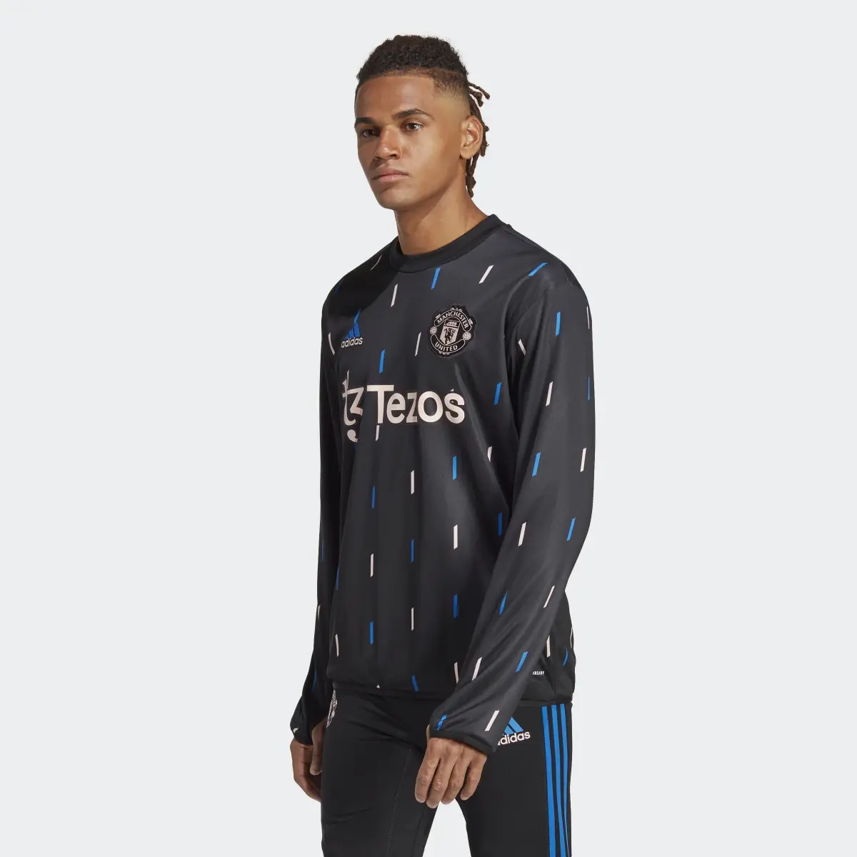 Adidas Haut d'échauffement chaud Manchester United. 2