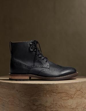 Vernan Leather Boots black