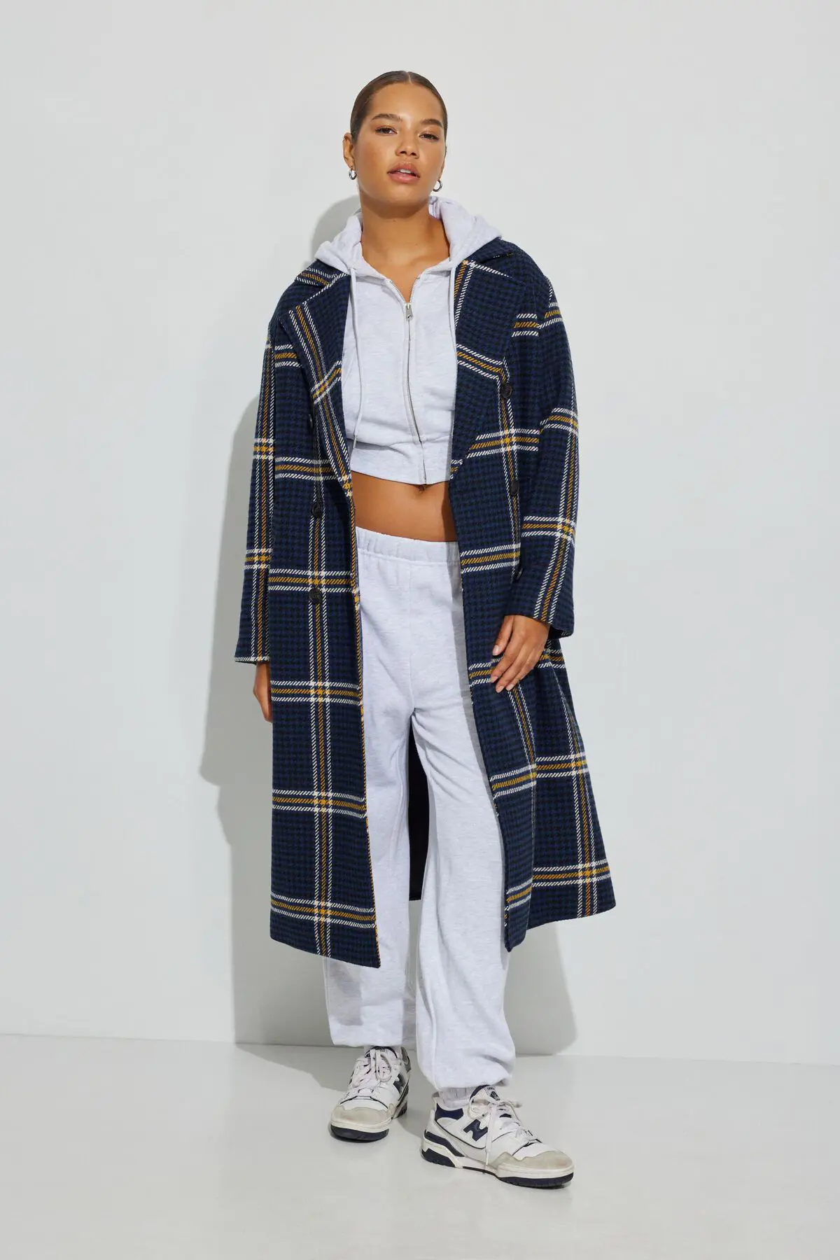 Garage Plaid Maxi Coat. 2