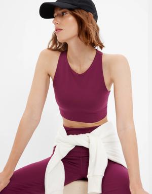 Fit Recycled Power High Neck Brami purple