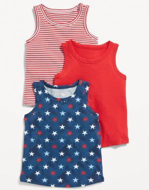Old Navy 3-Pack Tank Top for Toddler Girls gray