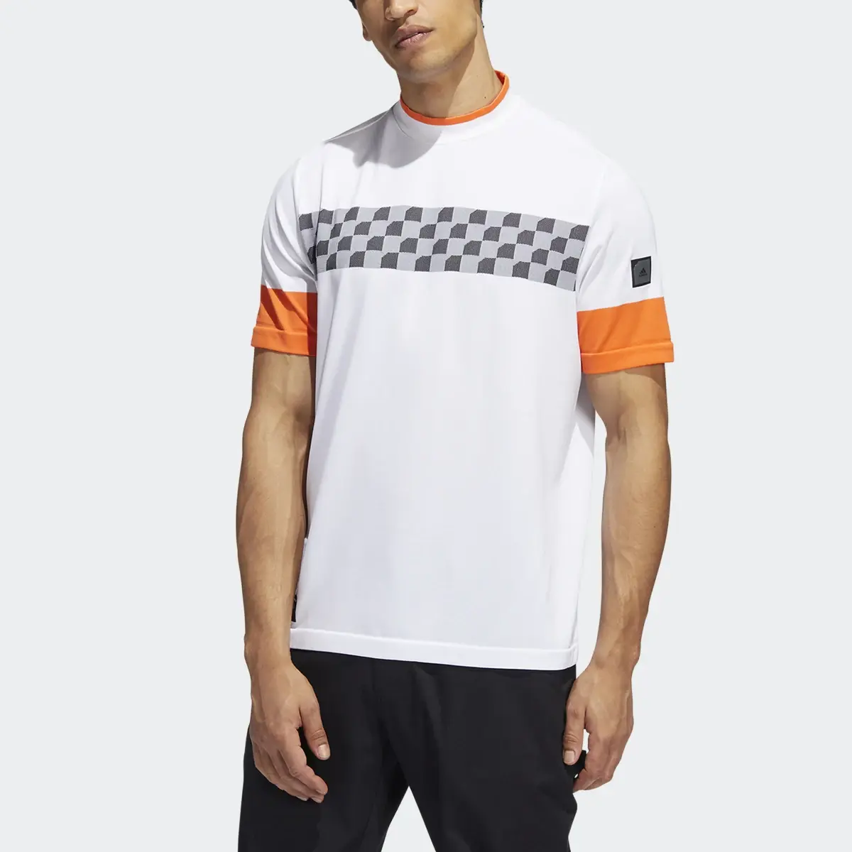 Adidas Adicross Checkered Polo. 1