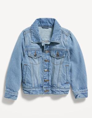 Unisex Trucker Jean Jacket for Toddler blue