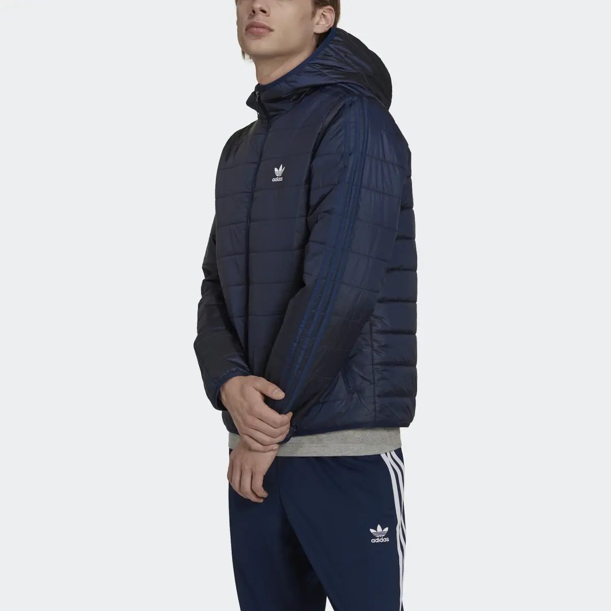 Adidas Padded Hooded Puffer Jacket. 1